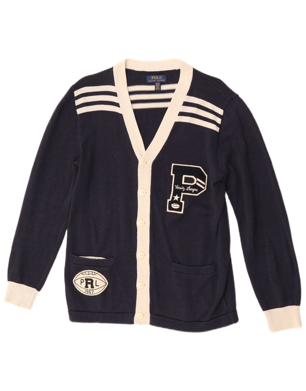 Πουλόβερ Polo Ralph Lauren Boys Cardigan 15-16 Years XL Navy Blue