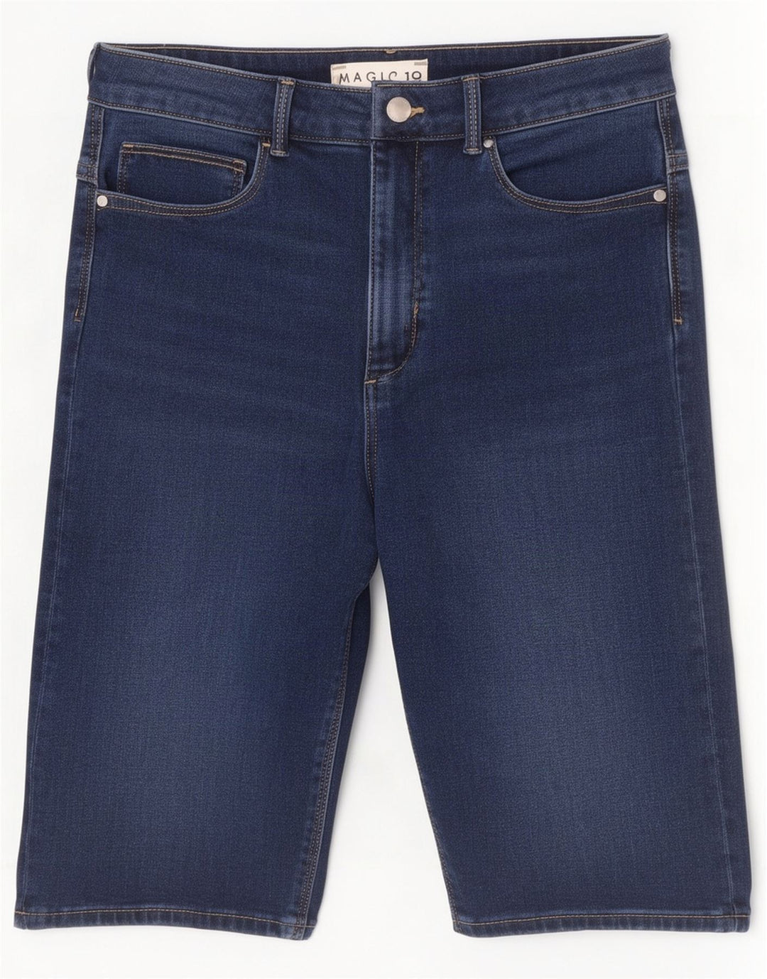 Γυναικείο μαγικό τζιν σορτς Marks & Spencer UK 12 Medium W28 Navy Blue