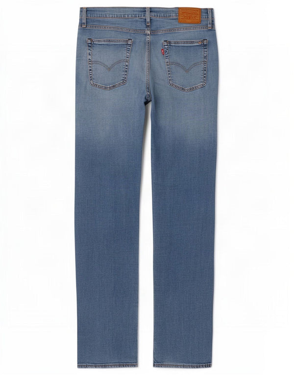 Levi's Mens 513 Slim Straight Jeans W34 L34 Μπλε βαμβακερό