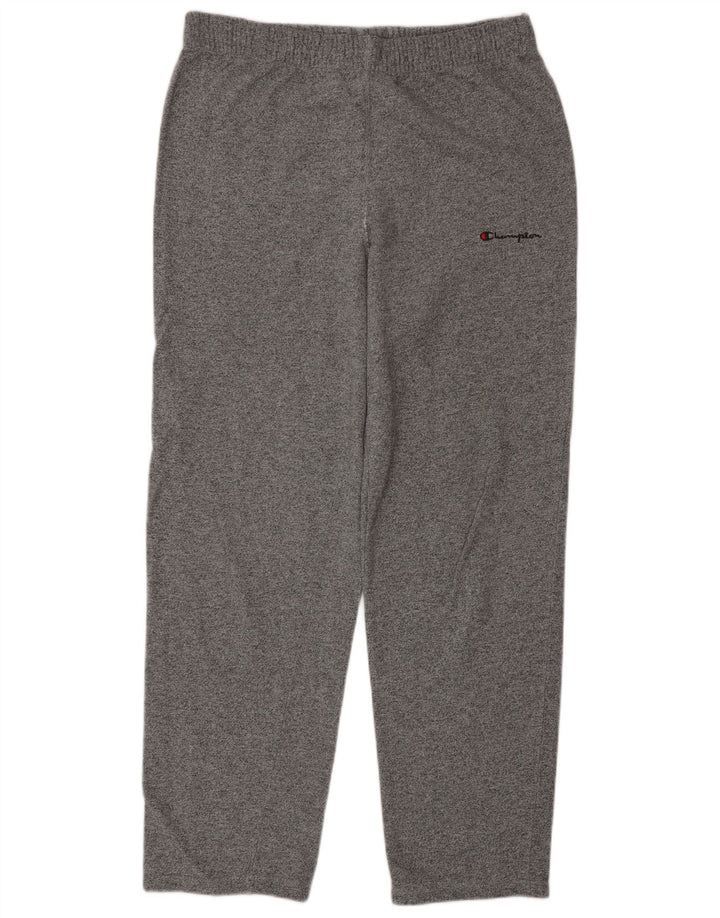 CHAMPION Mens Tracksuit Trousers XL  Grey Flecked Cotton