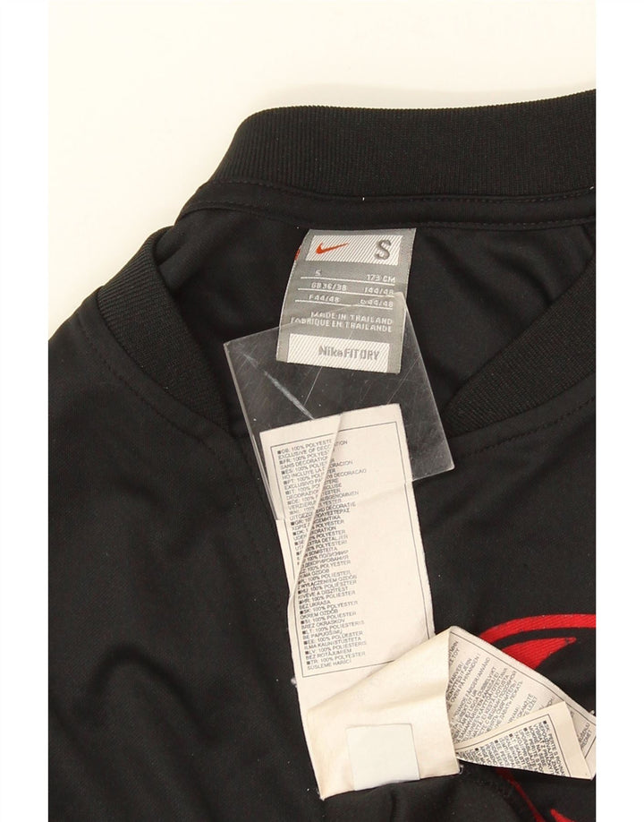Ανδρικό γιλέκο Nike UK 36/38 Μικρός μαύρος ριγέ πολυεστέρας
