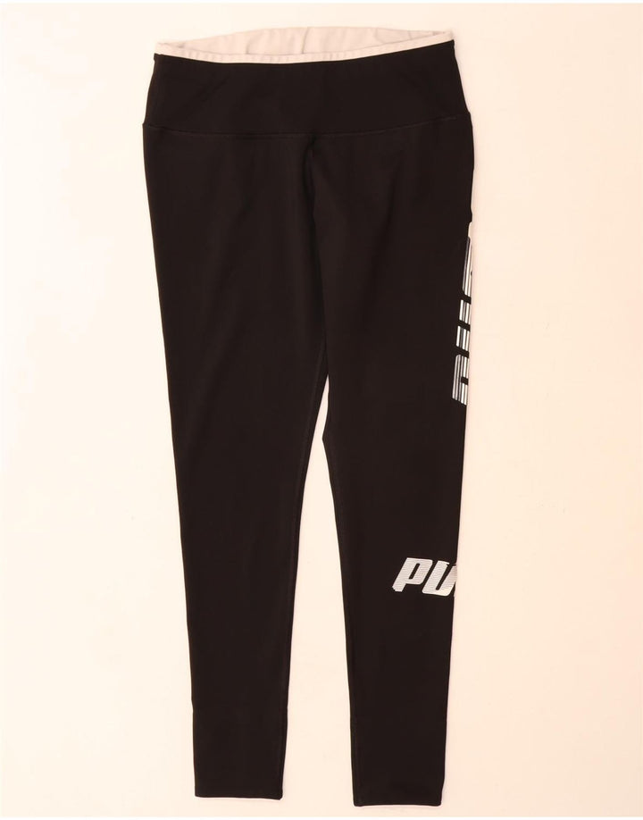 Puma Γυναικείο Γραφικό Κολάν UK 18 XL Μαύρο πολυεστέρα