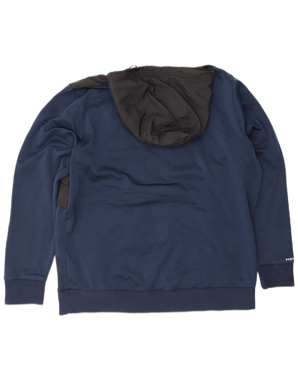 Under Armour Ανδρική κουκούλα με φερμουάρ με φερμουάρ XL Navy Blue Colorblock Πολυεστέρας