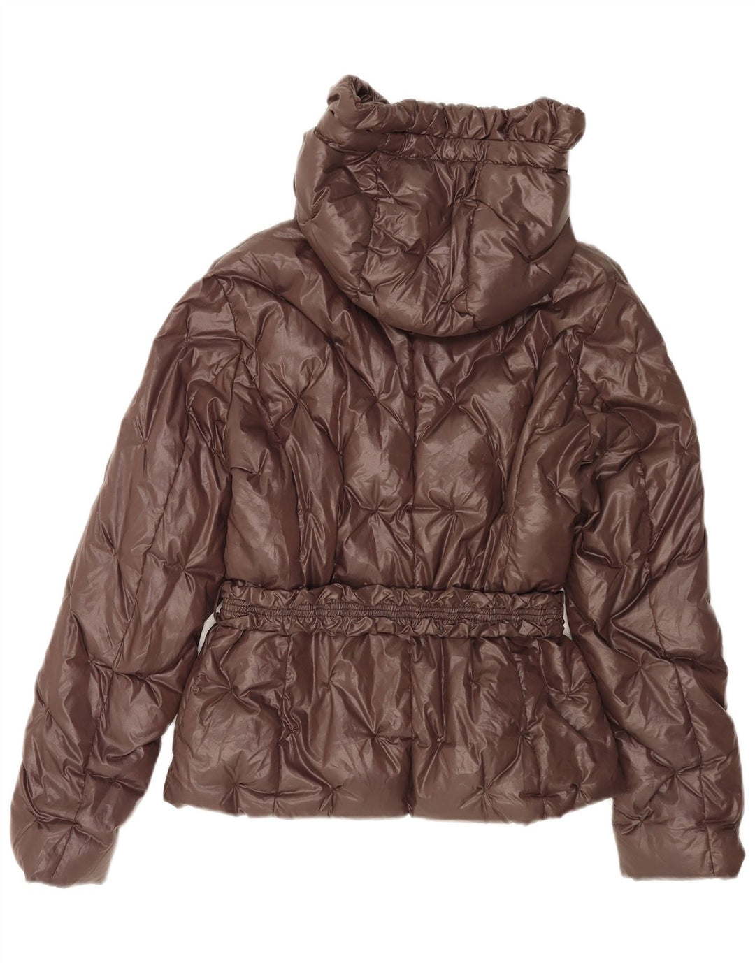 Cerruti 1881 Γυναικείο μπουφάν με κουκούλα IT 46 XL καφέ πολυαμίδιο