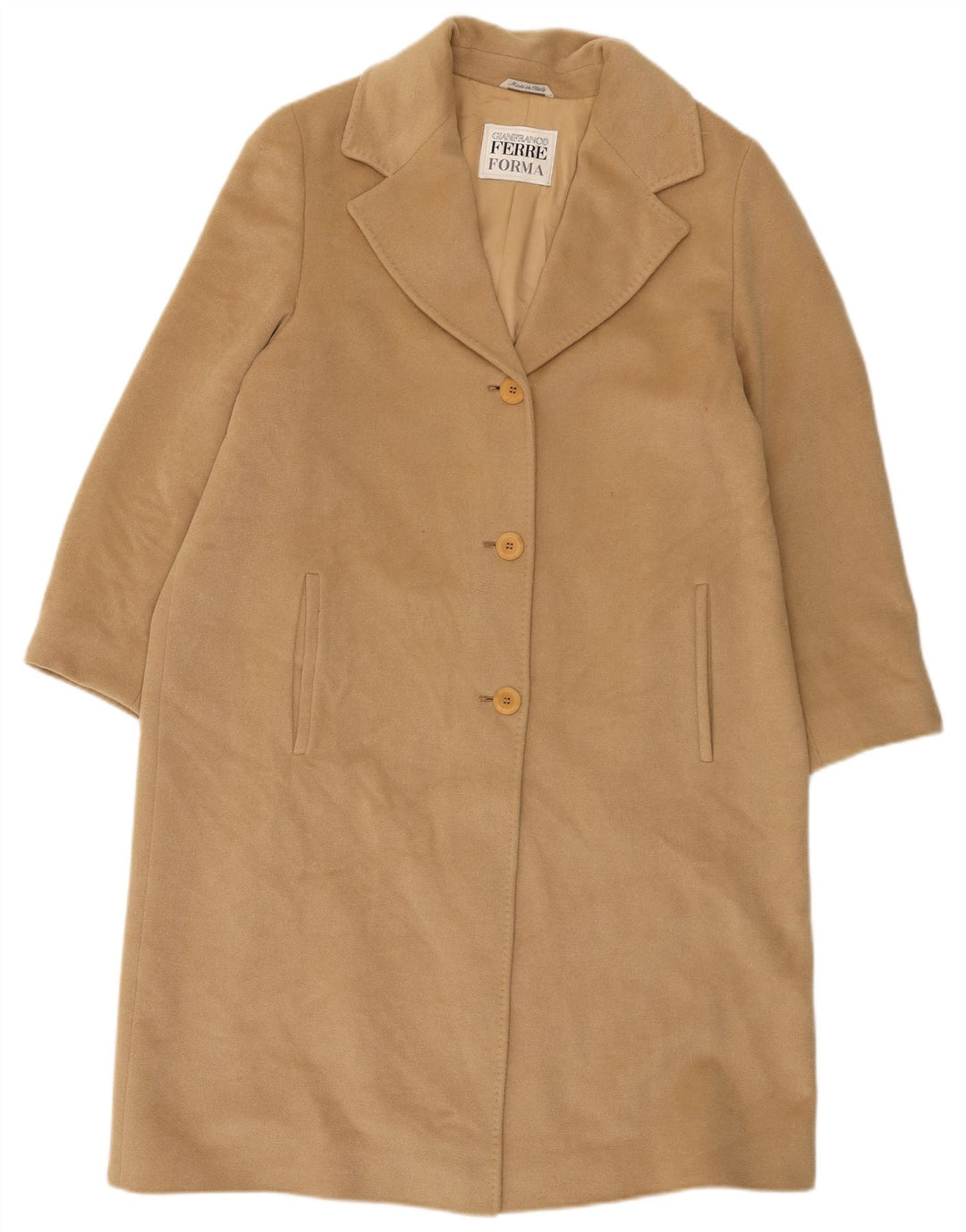 Gianfranco Ferre Γυναικείο Παλτό UK 16 Large Beige