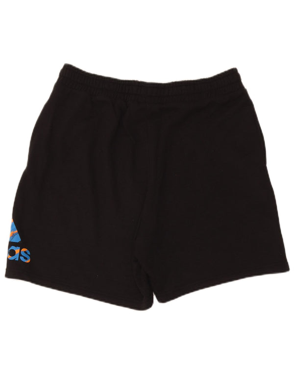 Ανδρικό γραφικό αθλητικό σορτς Adidas XL μαύρο βαμβακερό