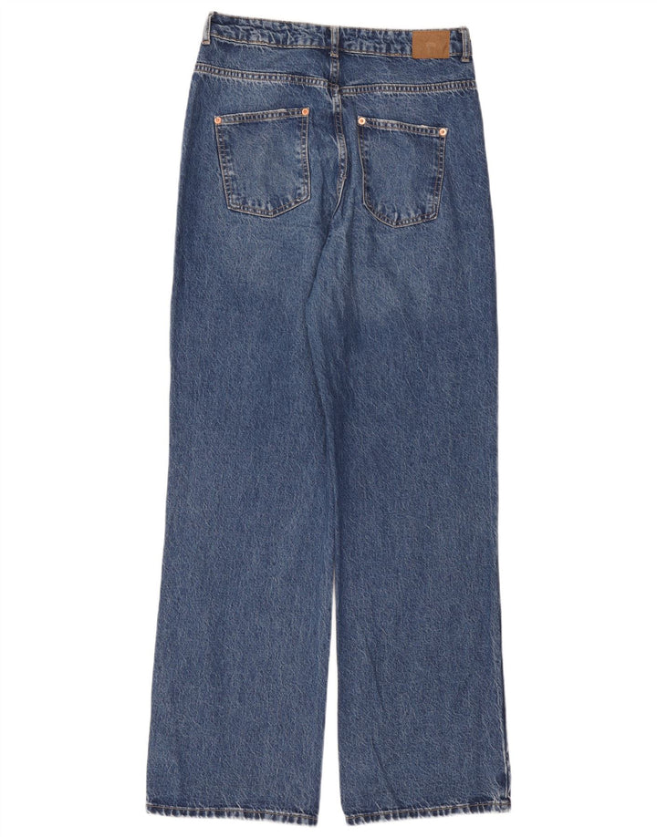 Zara Γυναικείο Straight Jeans EU 40 Medium W30 L33 Μπλε βαμβακερό