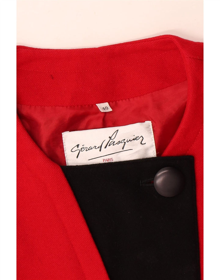 Gerard Pasquier Γυναικείο σακάκι μπλέιζερ EU 40 Medium Red Colourblock