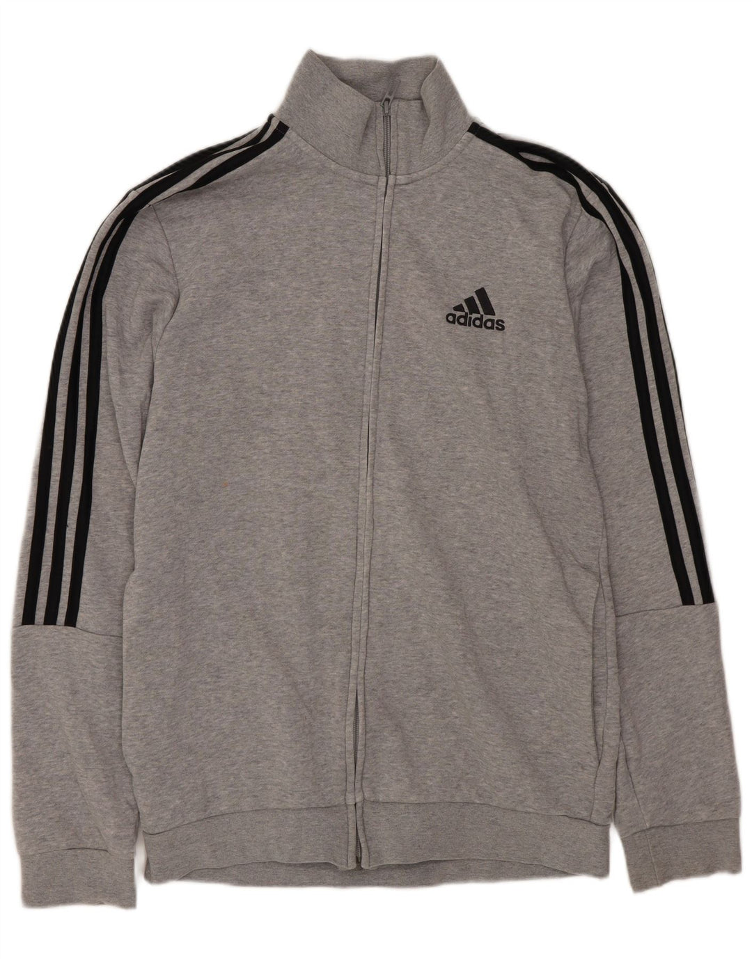 Ανδρική φόρμα ADIDAS Top Jacket UK 36/38 Small Grey Flecked Cotton