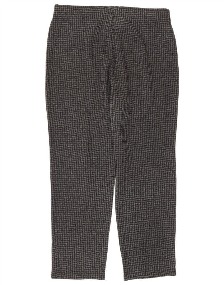 Marks & Spencer Γυναικείο Παντελόνι UK 14 Large W32 L27 Grey Houndstooth