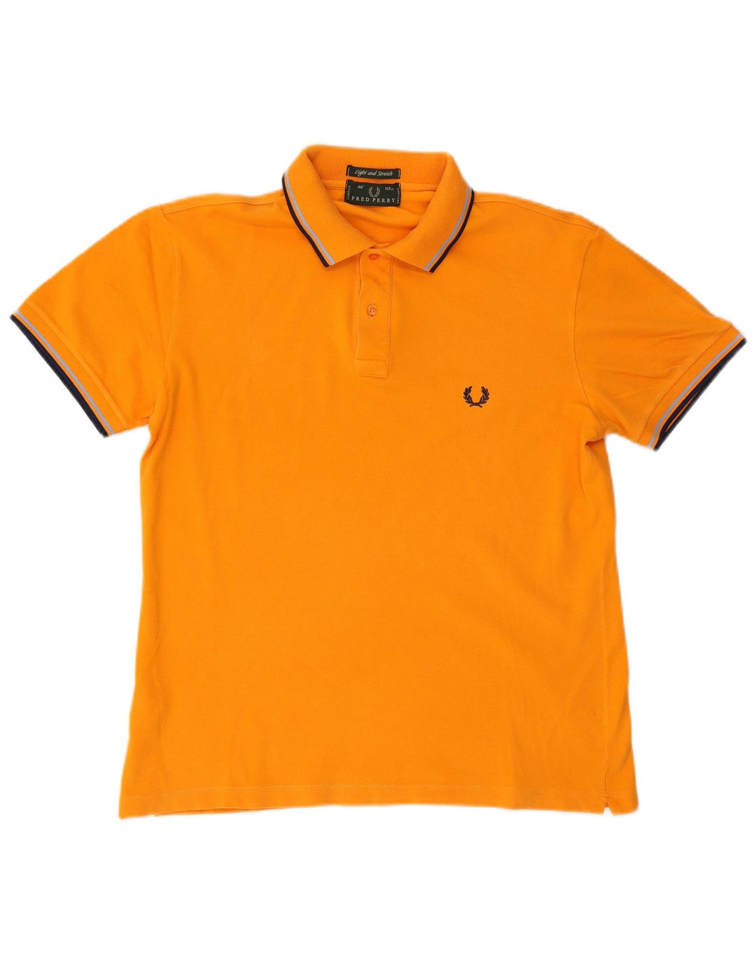Fred Perry Ανδρικό ελαφρύ και Stretch Πόλο Μπλουζάκι μεγάλο πορτοκαλί βαμβακερό