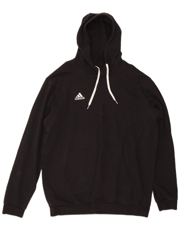 Adidas Ανδρικό Hoodie Jumper 2XL Μαύρο βαμβακερό