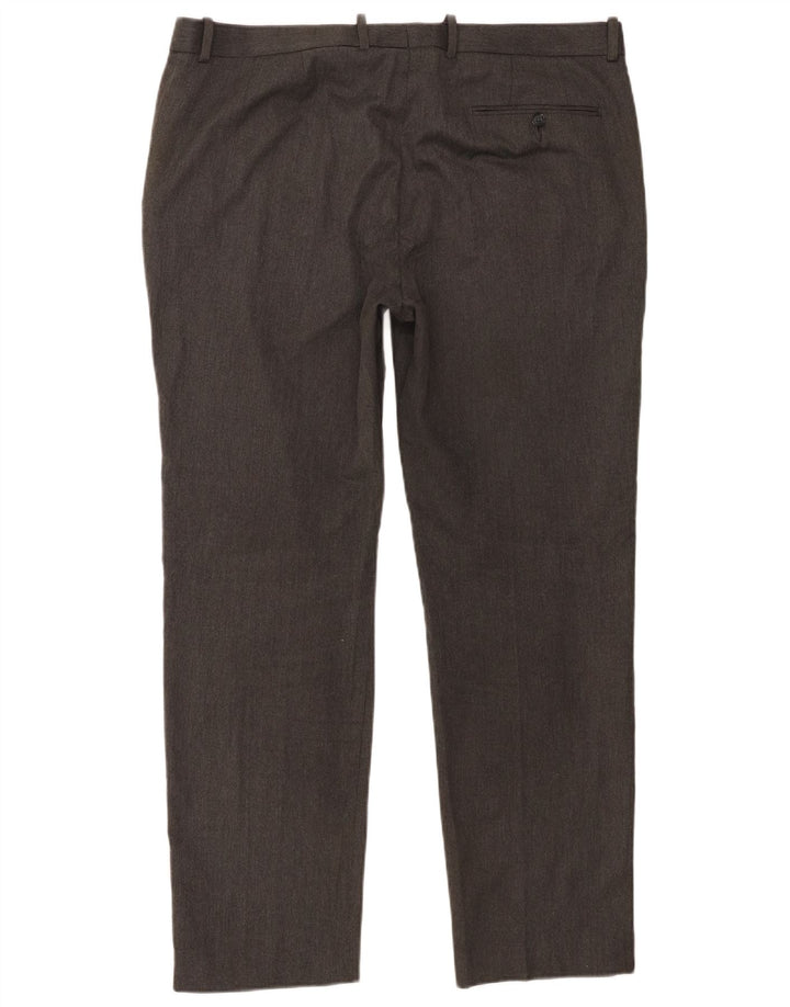 Marks & Spencer Ανδρικό παντελόνι Chino Slim Fit W38 L31 Grey Polyester