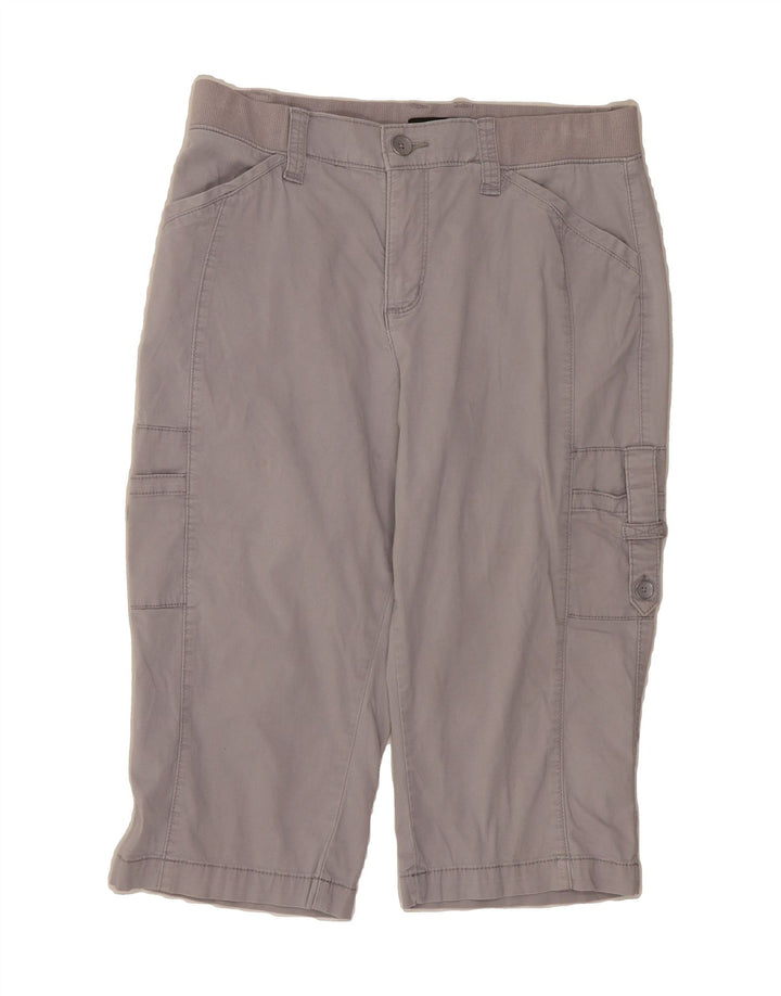 LEE Womens Relaxed Fit Bermuda Cargo Shorts US 6 Medium W28 Grey Cotton Vintage Lee and Second-Hand Lee from Messina Hembry 