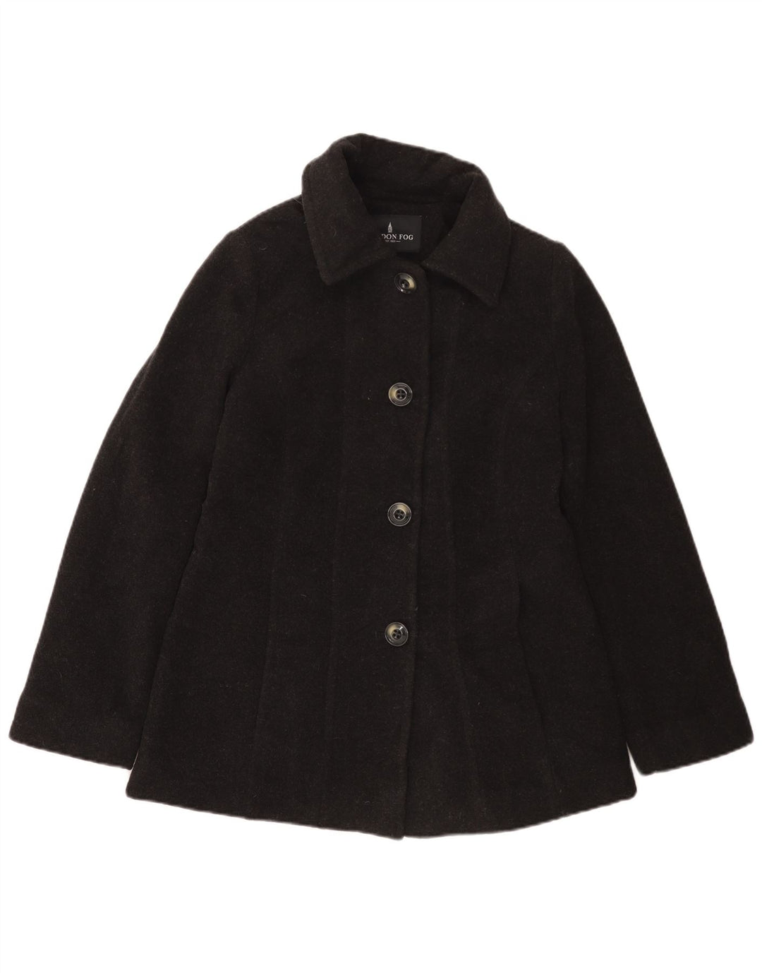 Γυναικείο παλτό LONDON FOG UK 10 Small Grey Wool