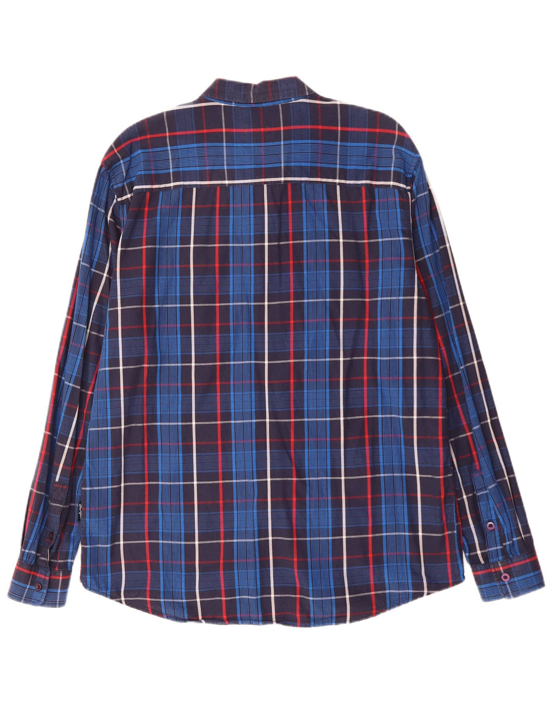 Ανδρικό πουκάμισο Wrangler Regular Fit XL Navy Blue Check Cotton