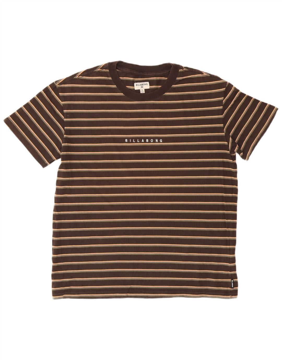 Ανδρικό T-Shirt Billabong Top Βαμβακερό μεσαίο καφέ ριγέ
