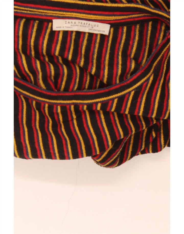 Zara Γυναικείο φόρεμα Shift UK 10 Small πολύχρωμο ριγέ