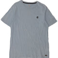 TIMBERLAND Ανδρικό γραφικό T-Shirt Top Μεσαίο Μπλε Βαμβακερό
