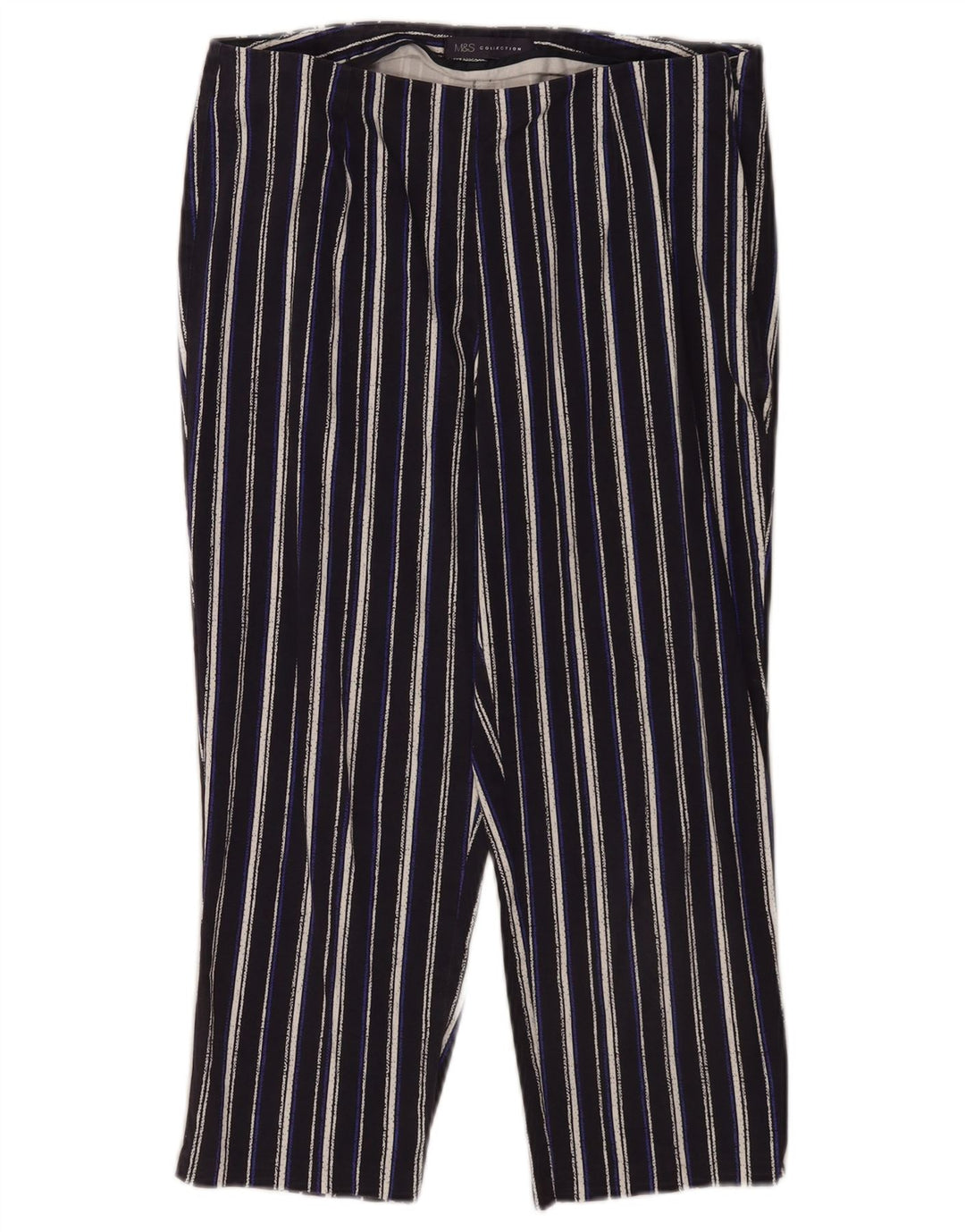 Marks & Spencer Γυναικείο παντελόνι Capri UK 12 Medium W30 L20 Navy Blue