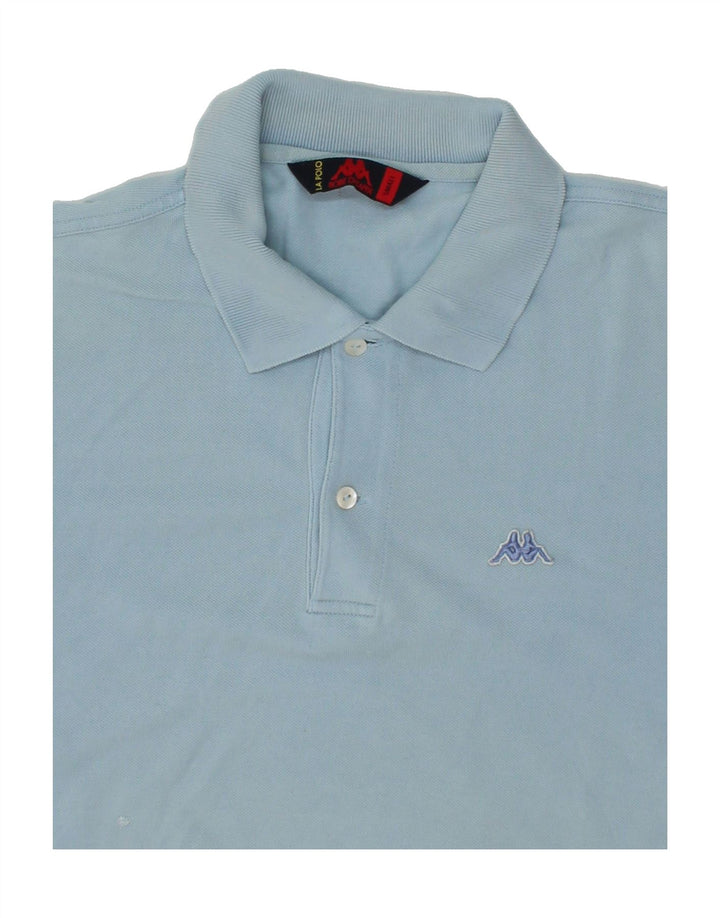 KAPPA Mens Polo Shirt Small Blue Cotton Vintage Kappa and Second-Hand Kappa from Messina Hembry 