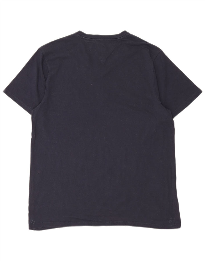 TOMMY HILFIGER Mens T-Shirt Top Medium Navy Blue