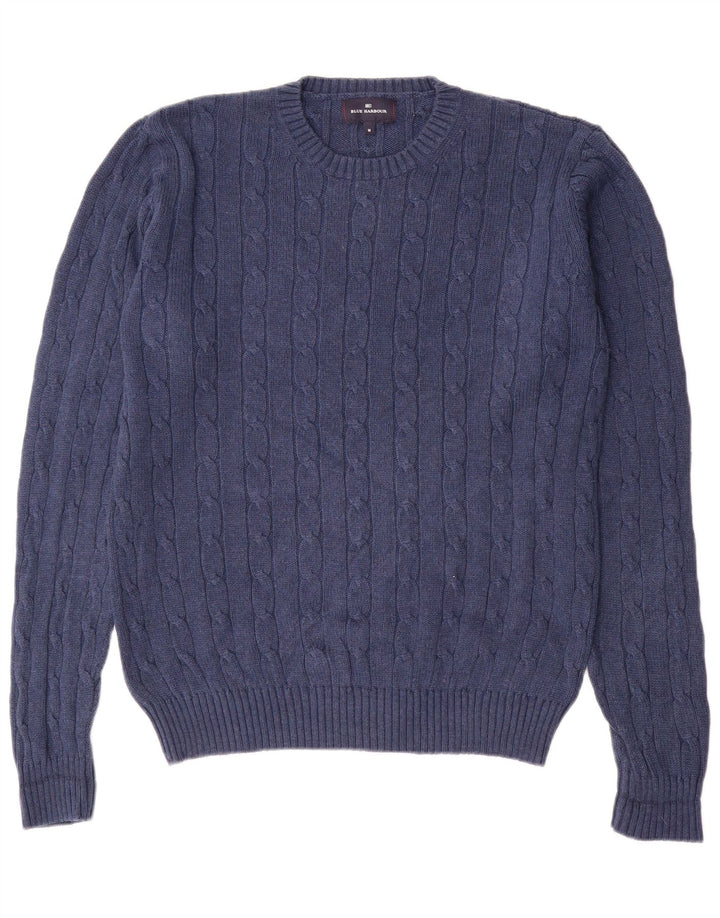 Ανδρικό πουλόβερ Marks & Spencer Blue Harbour Crew Neck Jumper Medium Navy Blue