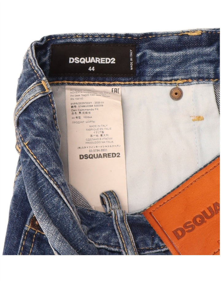 Dsquared2 Γυναικείο τζιν σορτς IT 44 Medium W28 Μπλε βαμβακερό