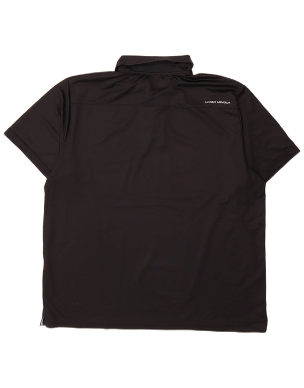 Under Armour Ανδρικό Heat Gear Polo πουκάμισο 2XL Μαύρο