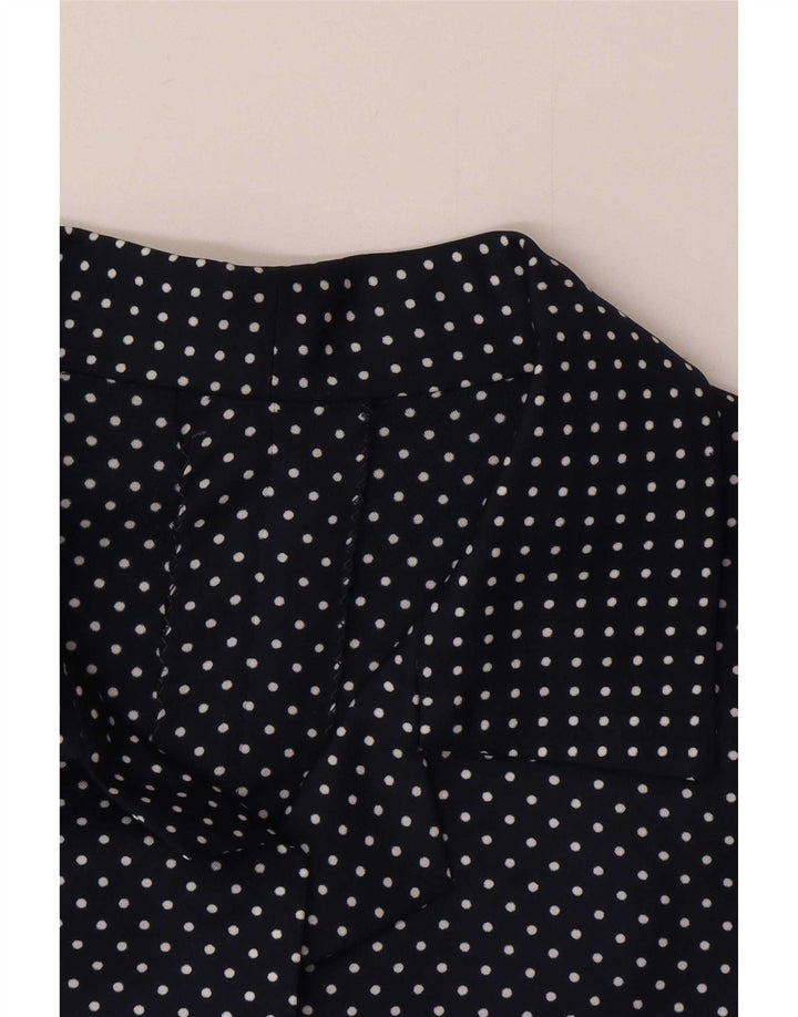 Vintage γυναικείο φόρεμα Shift UK 16 Large Navy Blue Spotted