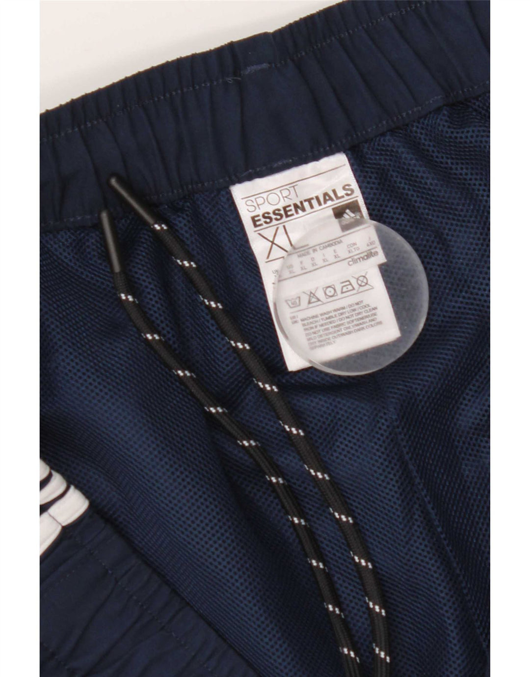 Ανδρικό αθλητικό σορτς Adidas Climalite XL Navy Blue Polyester