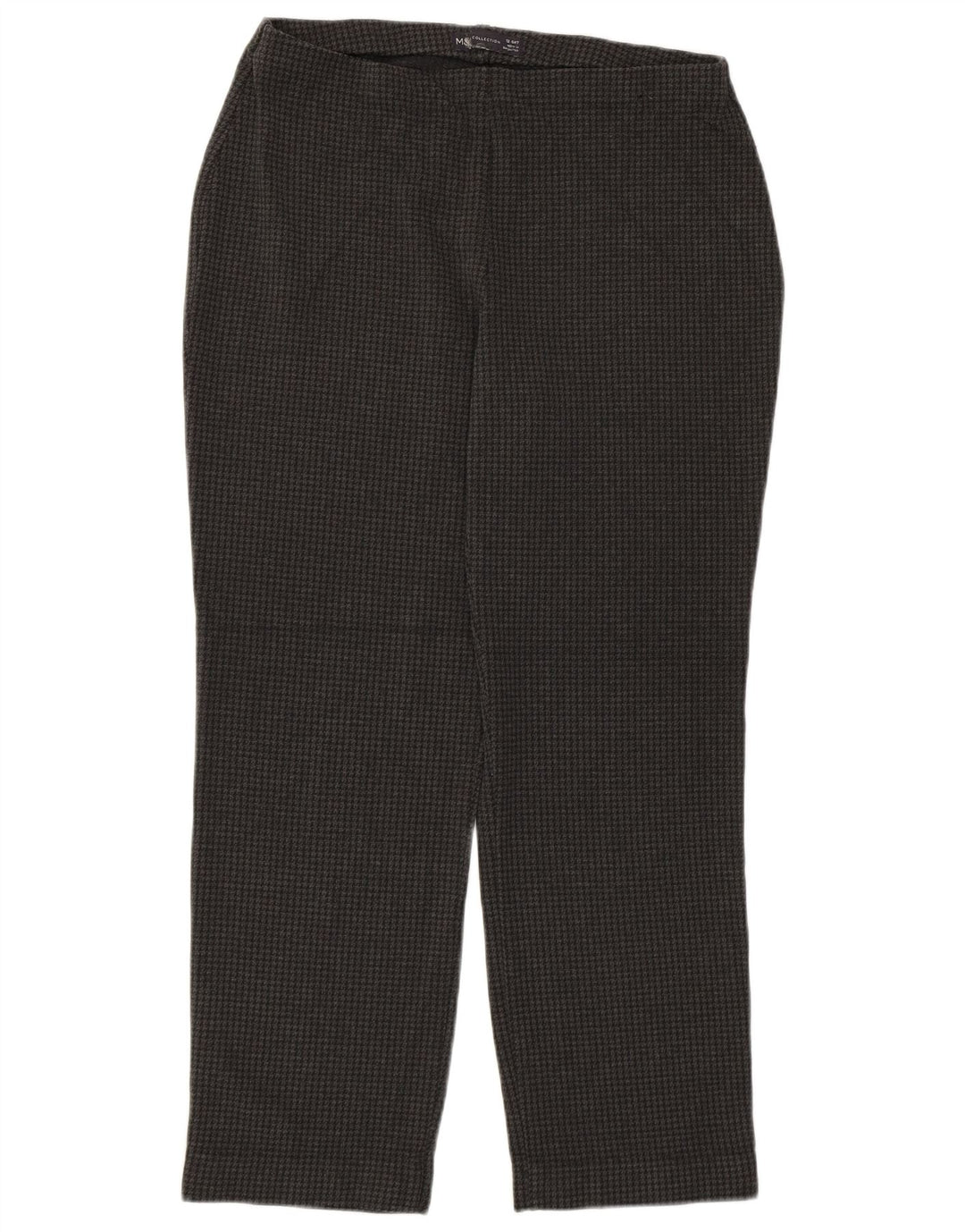 Marks & Spencer Γυναικείο Cropped Παντελόνι UK 12 Medium W30 L26 Grey