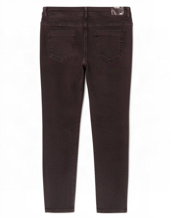 Zara Γυναικείο Slim Cropped Jeans EU 44 XL W34 L24 Μαύρο