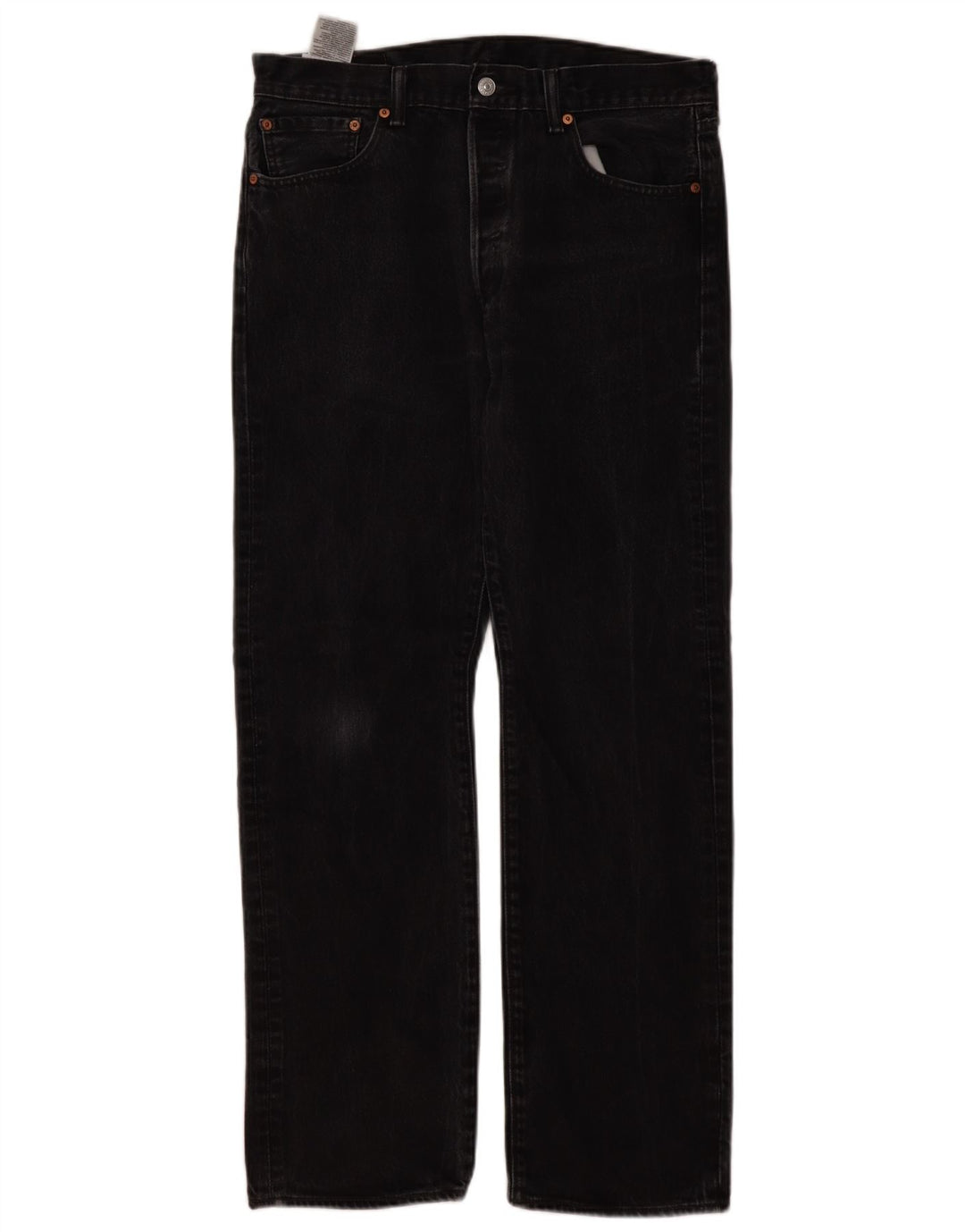 Levi's Mens 501 Straight Jeans W34 L32 Μαύρο