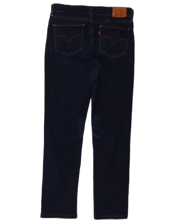 Levi's Womens 712 Slim Jeans W28 L27 Navy Blue Cotton
