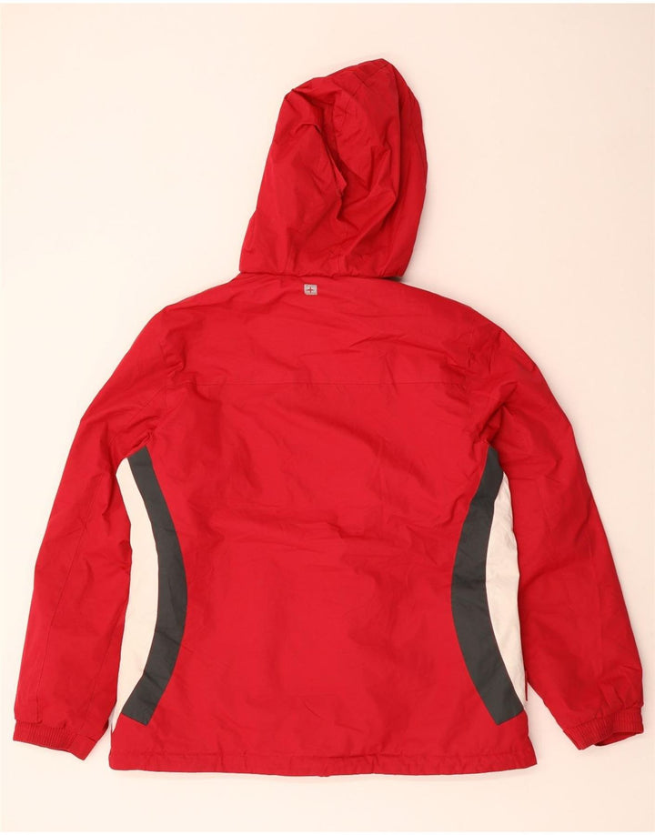 Mountain Warehouse Γυναικείο Αντιανεμικό Μπουφάν UK 18 XL Κόκκινο με κουκούλα