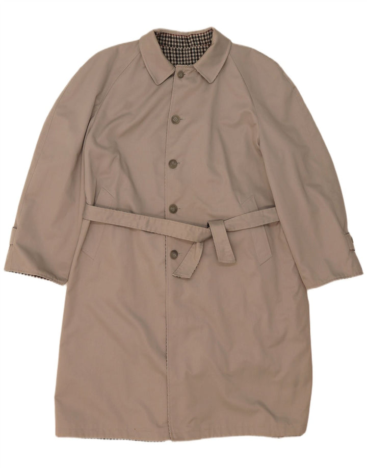 Hamilton Ανδρική αναστρέψιμη καμπαρντίνα IT 56 3XL Grey Check Polyester