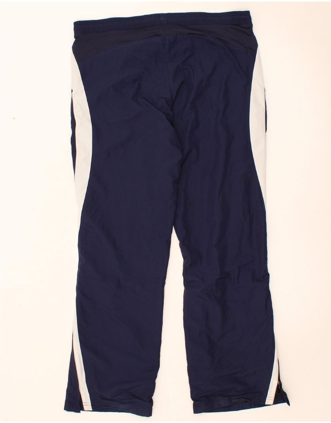 PUMA Womens Tracksuit Trousers UK 12 Medium Navy Blue Colourblock Vintage Puma and Second-Hand Puma from Messina Hembry 