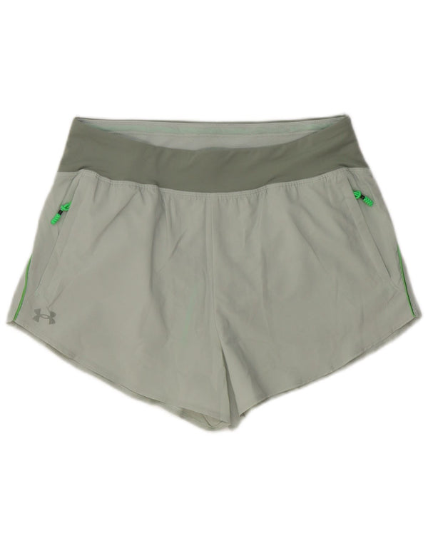 Under Armour Γυναικείο αθλητικό σορτς UK 14 Large Grey Colourblock Πολυεστέρας