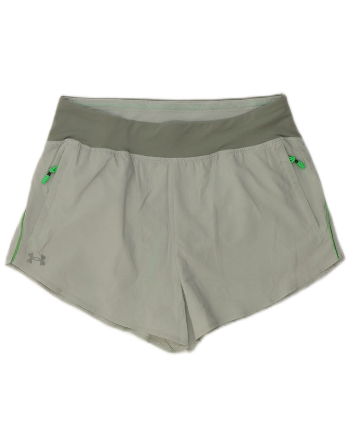 Under Armour Γυναικείο αθλητικό σορτς UK 14 Large Grey Colourblock Πολυεστέρας