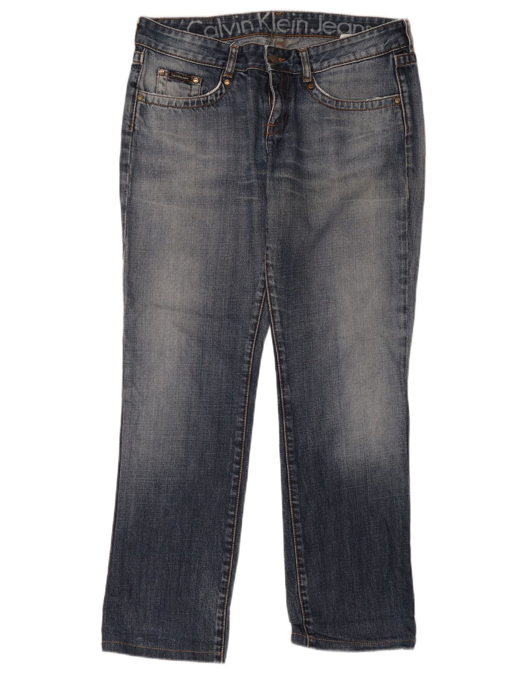 Ανδρικό τζιν ίσιο Calvin Klein W31 L34 Μπλε βαμβακερό