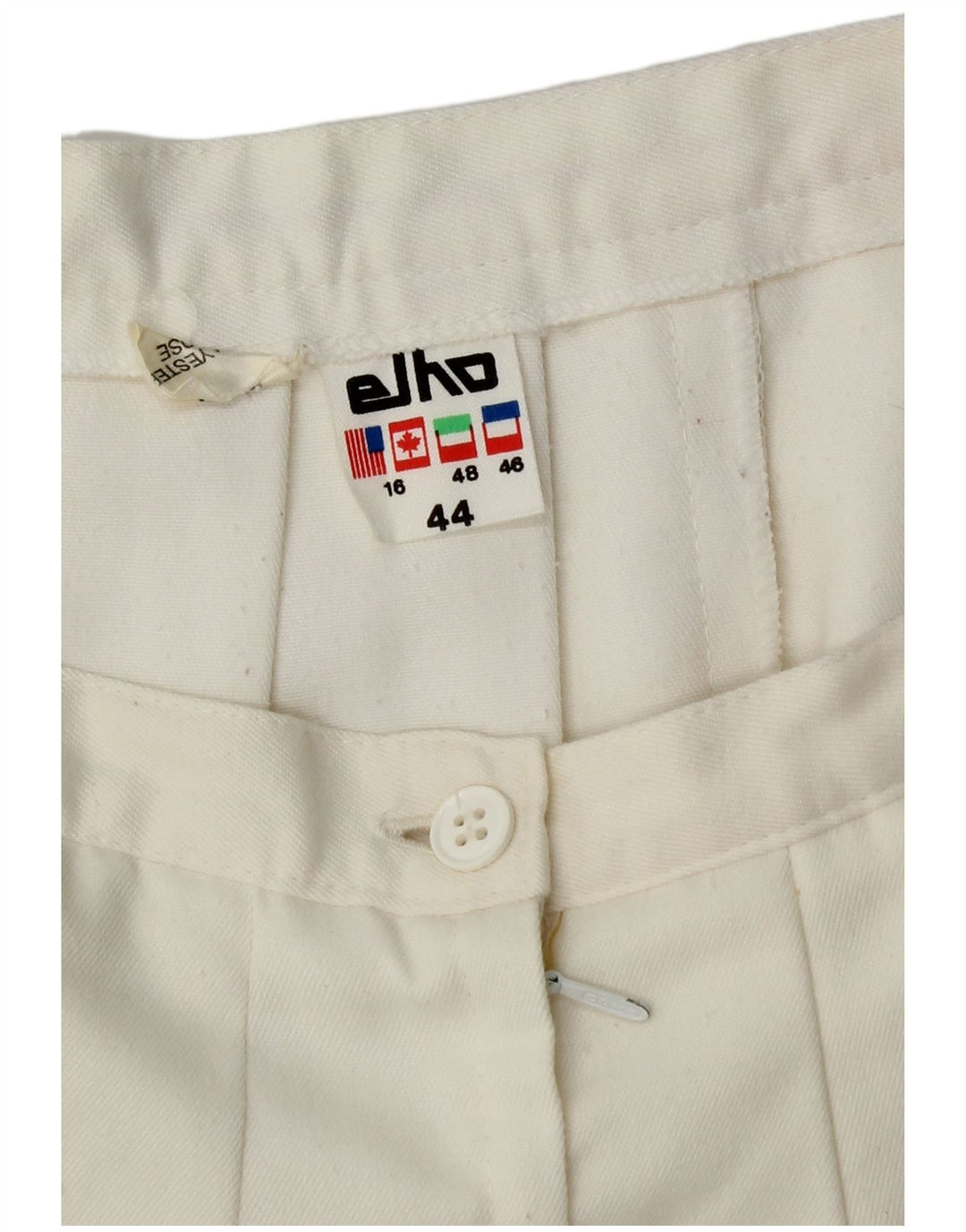 Elho Γυναικεία Πλισέ Μίνι Φούστα IT 44 Medium W30 Λευκός Πολυεστέρας