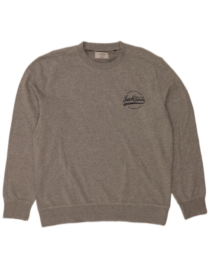 Ανδρικό φούτερ Jack & Jones Jumper XL Γκρι βαμβακερό