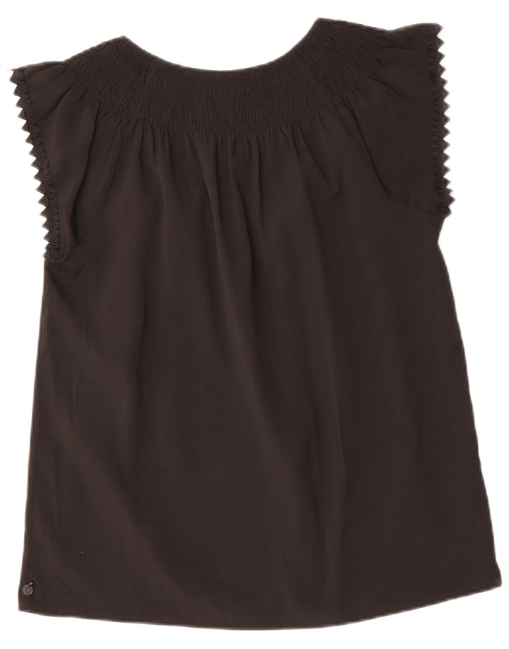 MAISON SCOTCH Γυναικεία Μπλούζα Τοπ UK 14 Medium Black Polyester