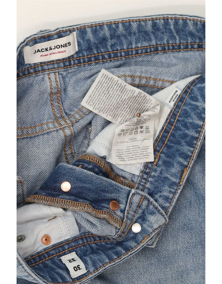 Jack & Jones Ανδρικό τζιν Chris Straight W30 L32 Μπλε βαμβακερό