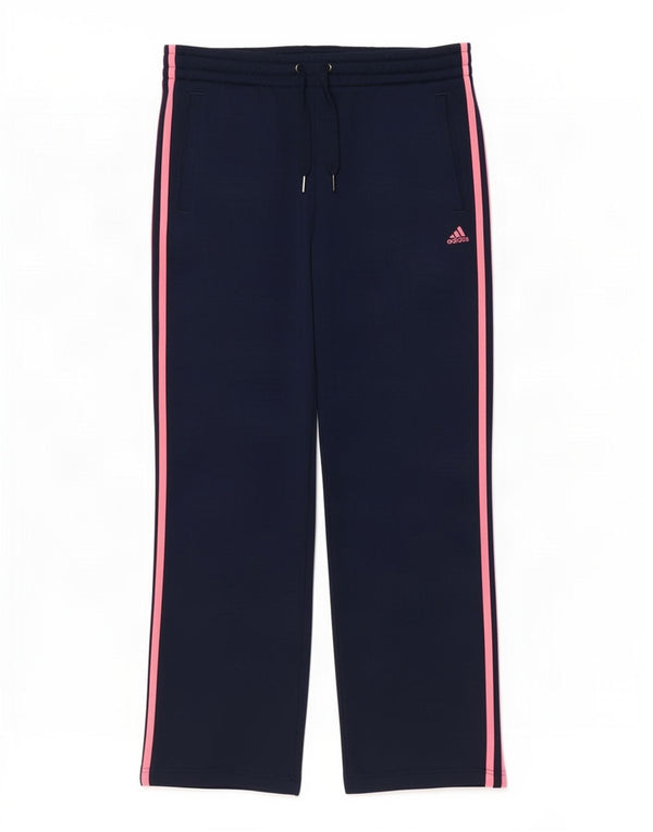 Adidas Womens Climalite Tracksuit Trousers UK 12/14 Medium Navy Blue