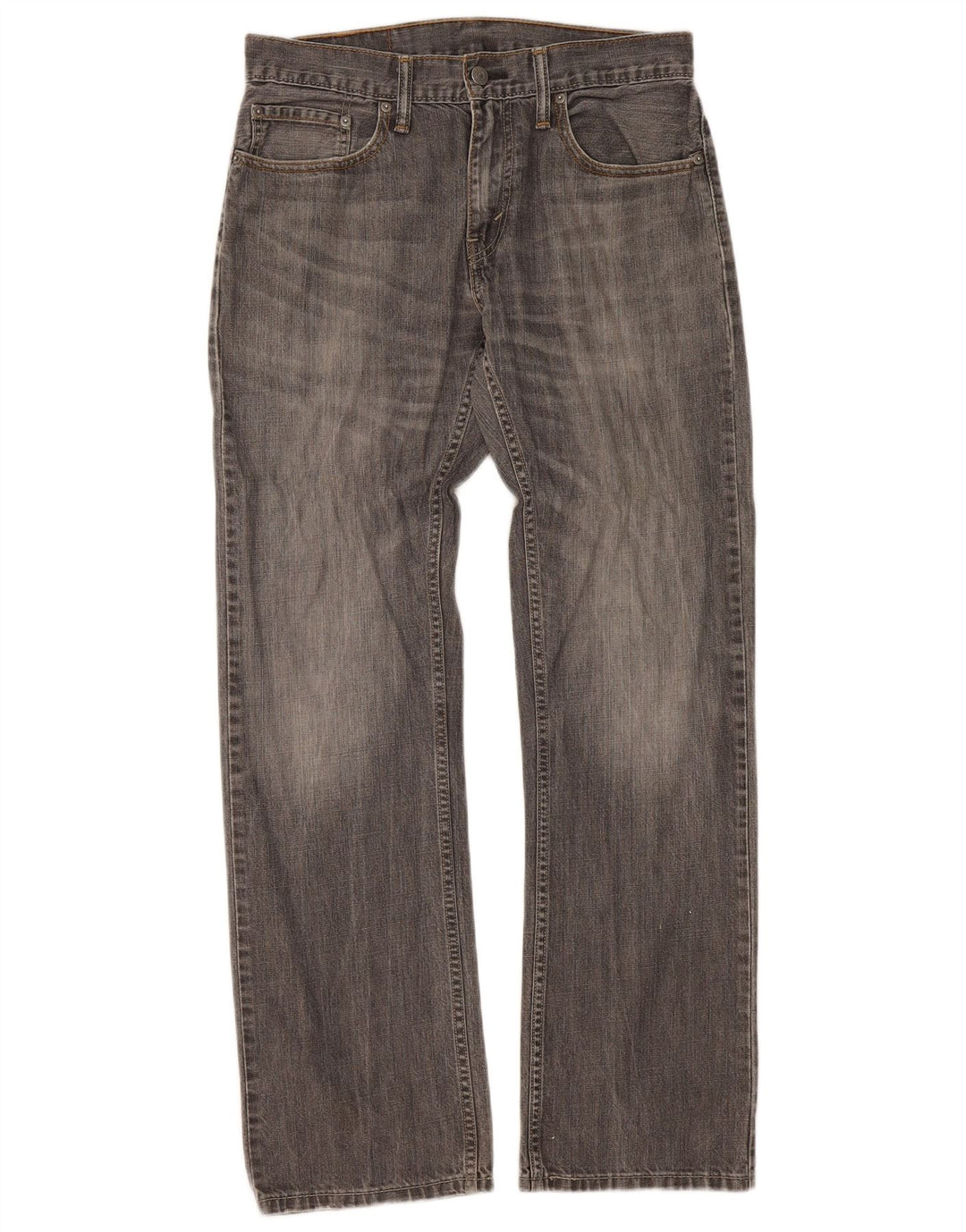 Levi's Womens 514 Straight Jeans W32 L32 Γκρι βαμβακερό