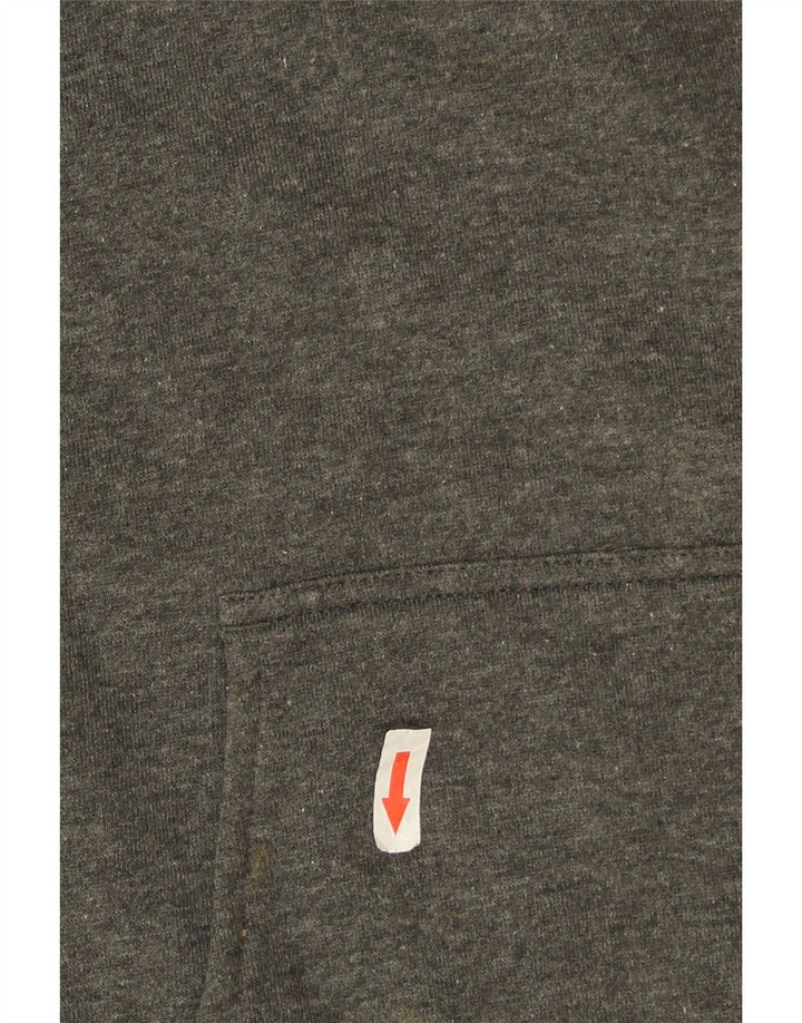 Γυναικείο γραφικό υπερμεγέθη κουκούλα Nike US 8/10 Μεσαίο γκρι βαμβακερό