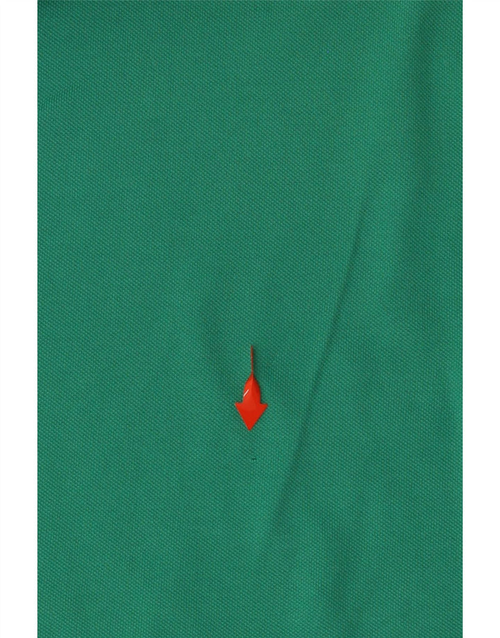CHAMPION Mens Polo Shirt 2XL Green Cotton