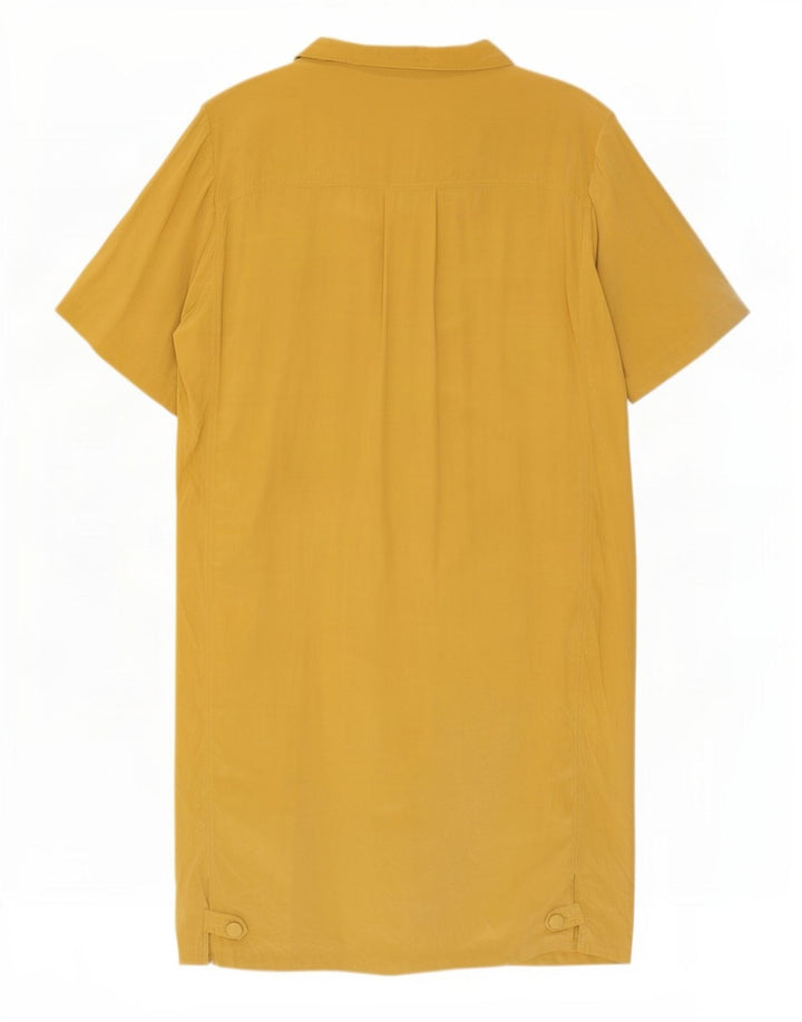 Γυναικείο φόρεμα Shift της Diana Bentall IT 50 XL Yellow Silk
